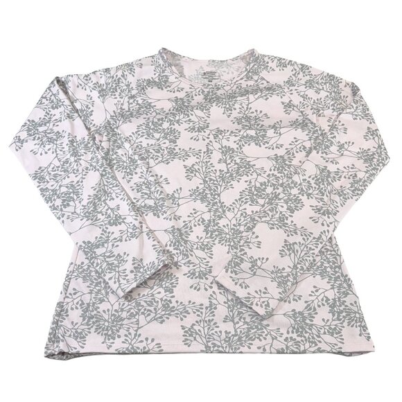 Patagonia Tops - Patagonia Women’s Performance Baselayer Crew Shirt Size S – Pink & Green Leaf